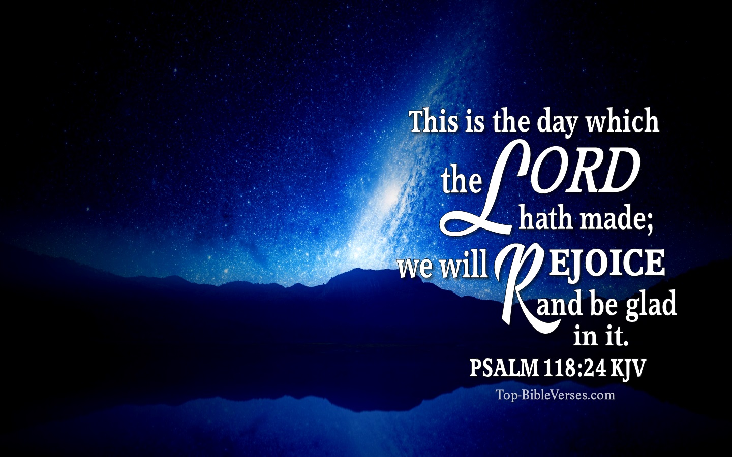 Psalm 118:24 KJV Christian Bible Verse Desktop Wallpaper. Top-BibleVerses.com