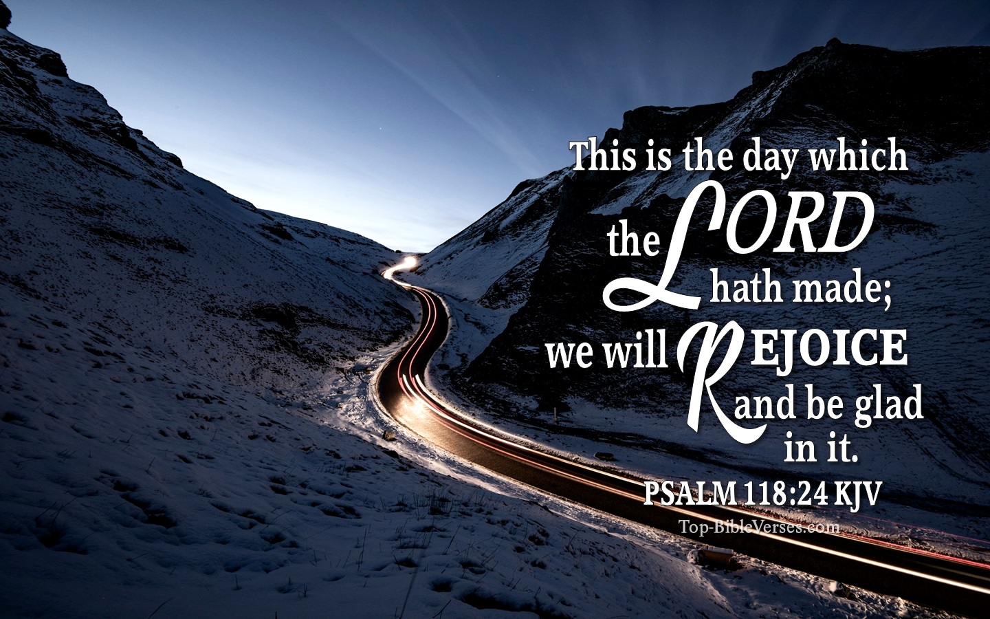 Psalm 118:24 KJV Christian Bible Verse Desktop Wallpaper. Top-BibleVerses.com