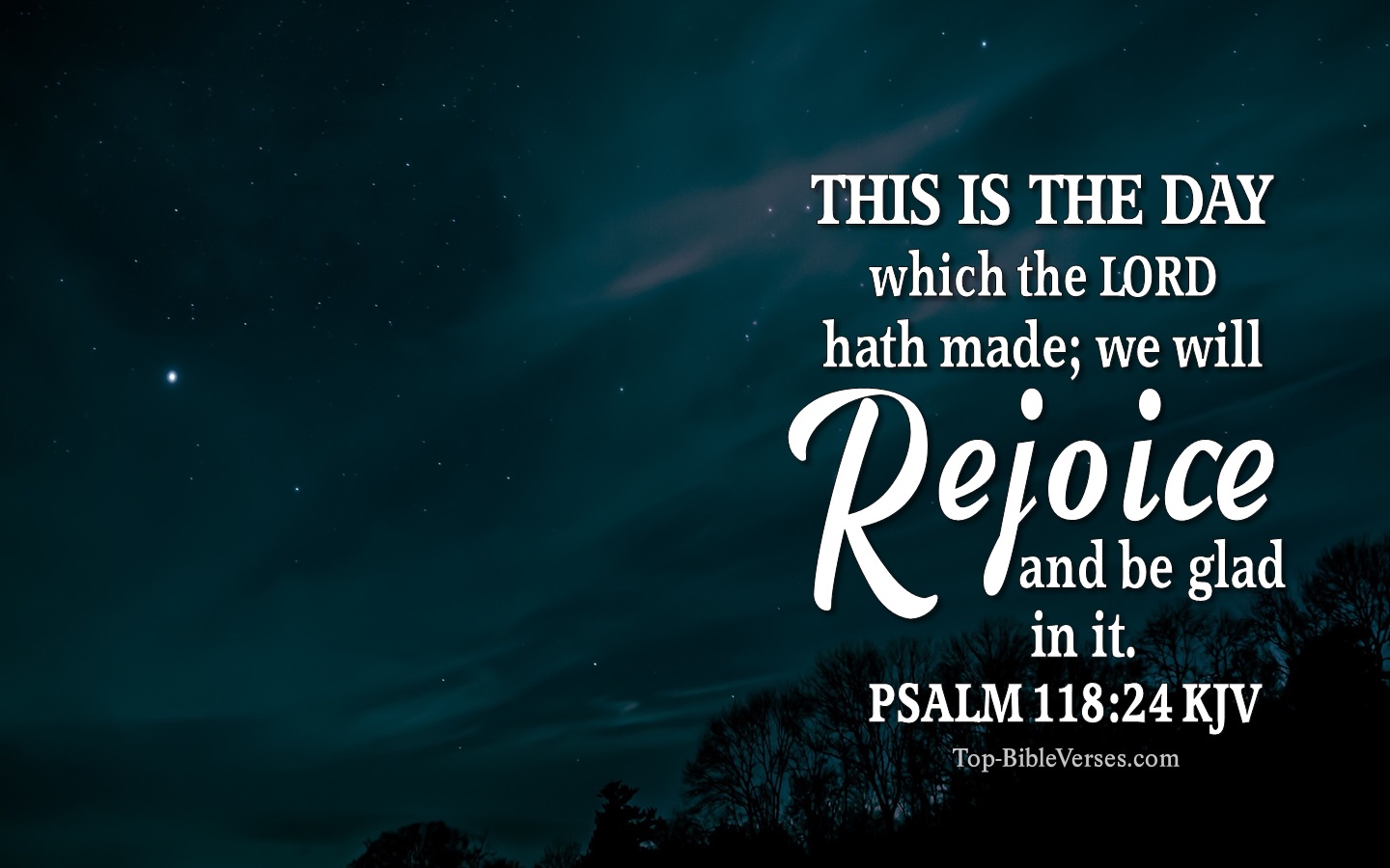 Psalm 118:24 KJV Christian Bible Verse Desktop Wallpaper. Top-BibleVerses.com