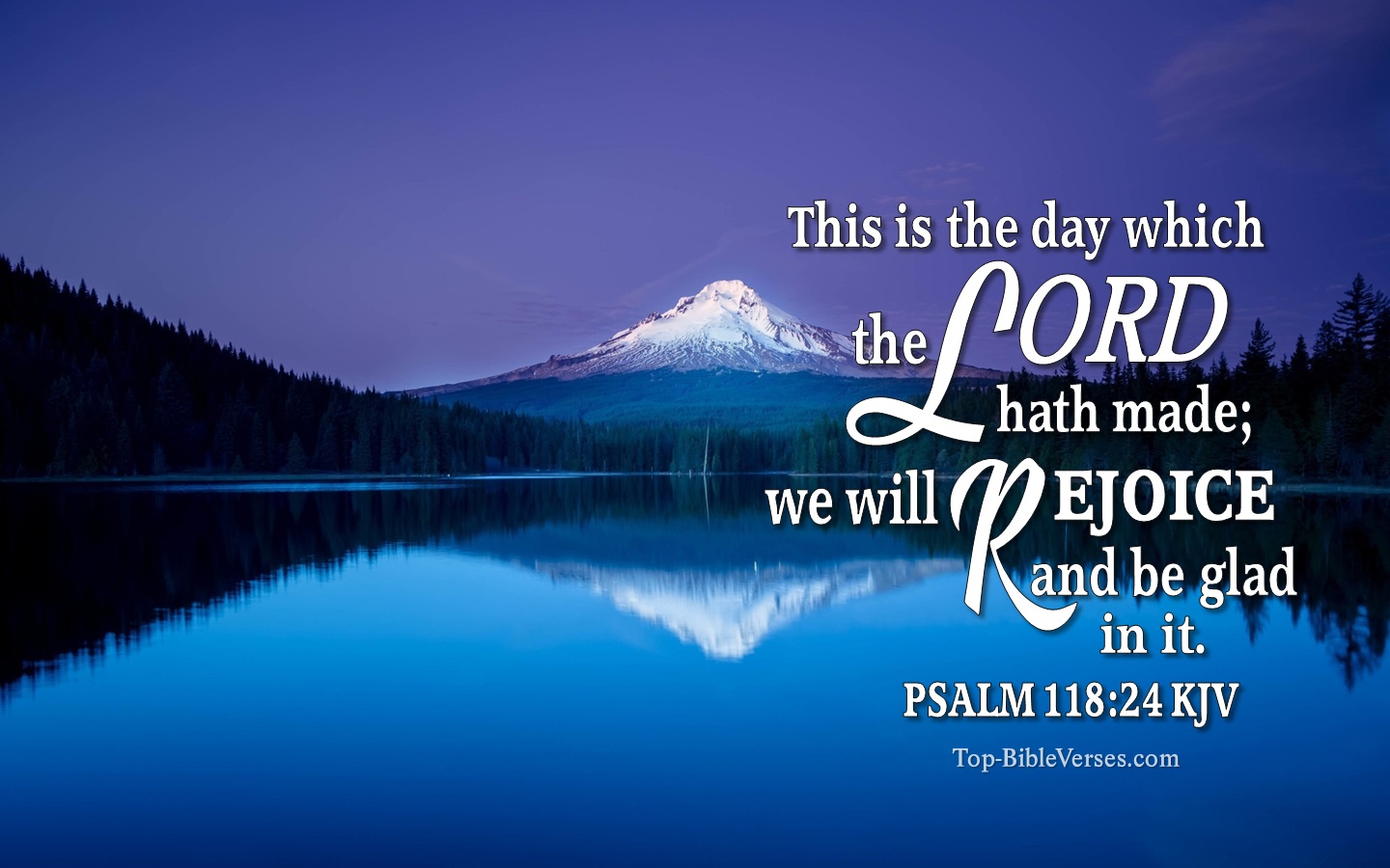 Psalm 118:24 KJV Christian Bible Verse Desktop Wallpaper. Top-BibleVerses.com