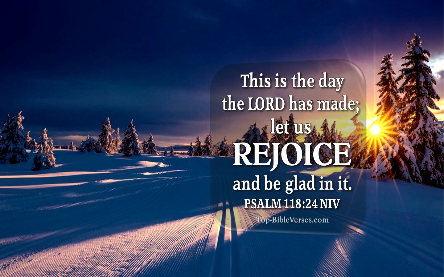 Psalm 118:24 NIV Christian Bible Verse Desktop Wallpaper. Top-BibleVerses.com