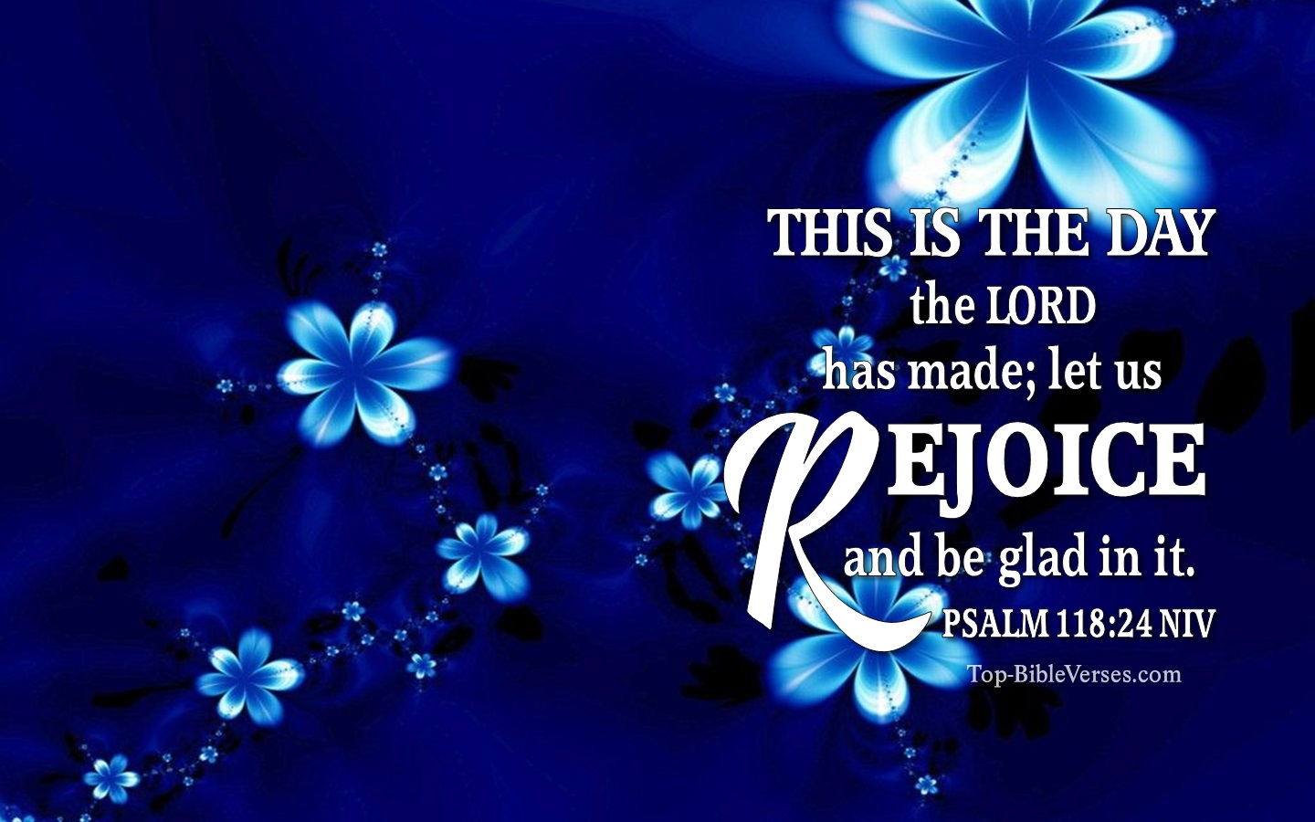 Psalm 118:24 NIV Christian Bible Verse Desktop Wallpaper. Top-BibleVerses.com