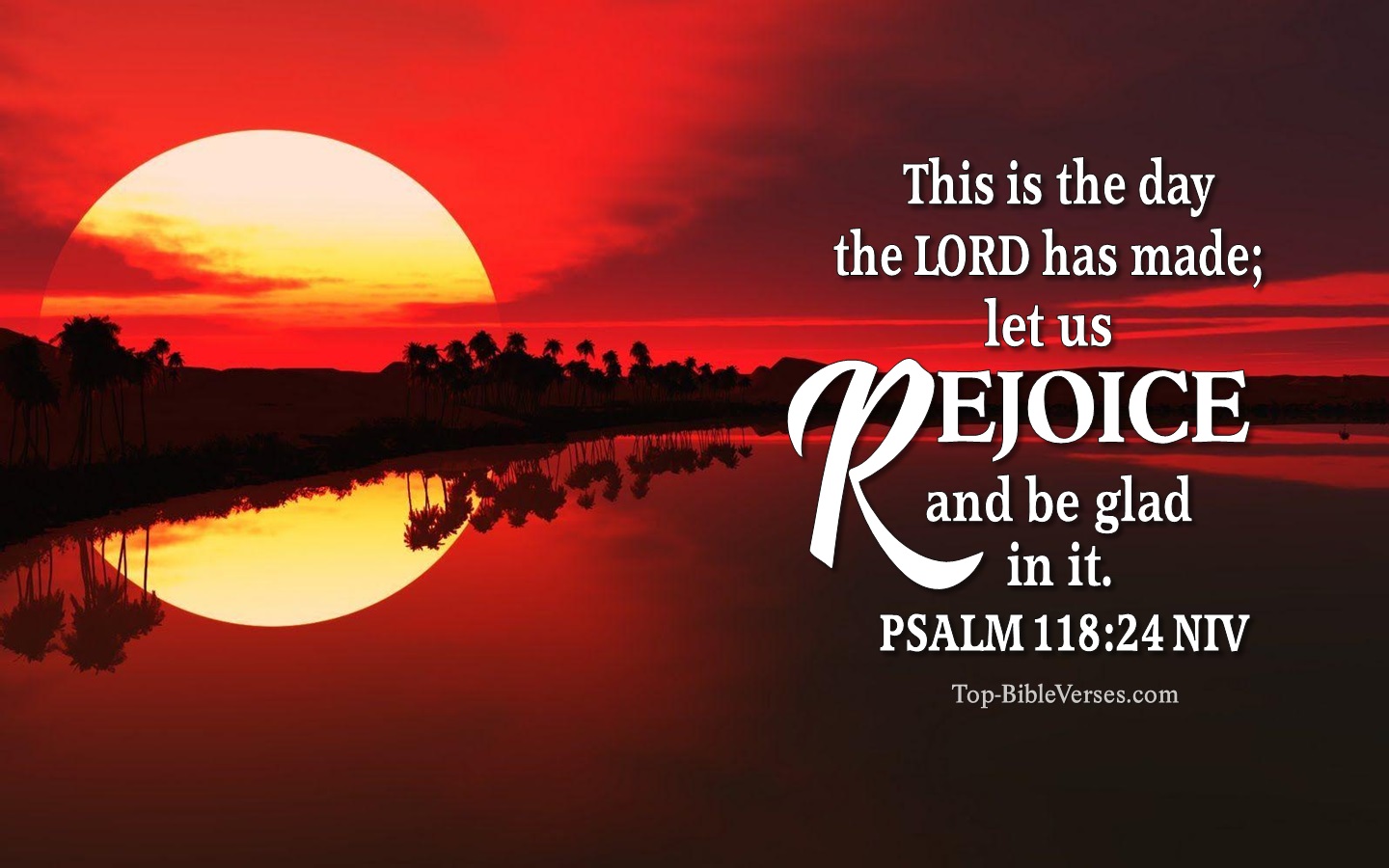 Psalm 118:24 NIV Christian Bible Verse Desktop Wallpaper. Top-BibleVerses.com