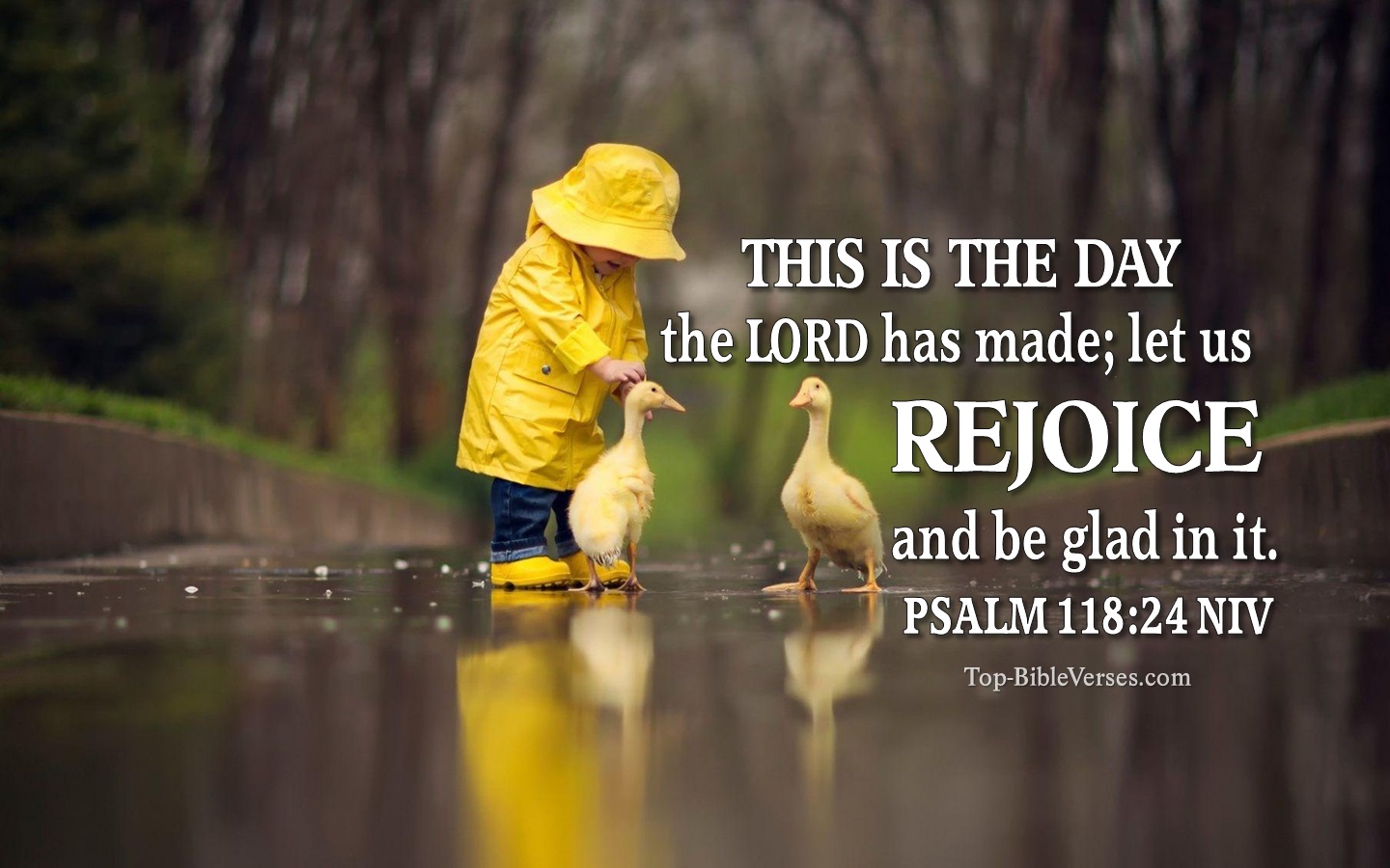 Psalm 118:24 NIV Christian Bible Verse Desktop Wallpaper. Top-BibleVerses.com