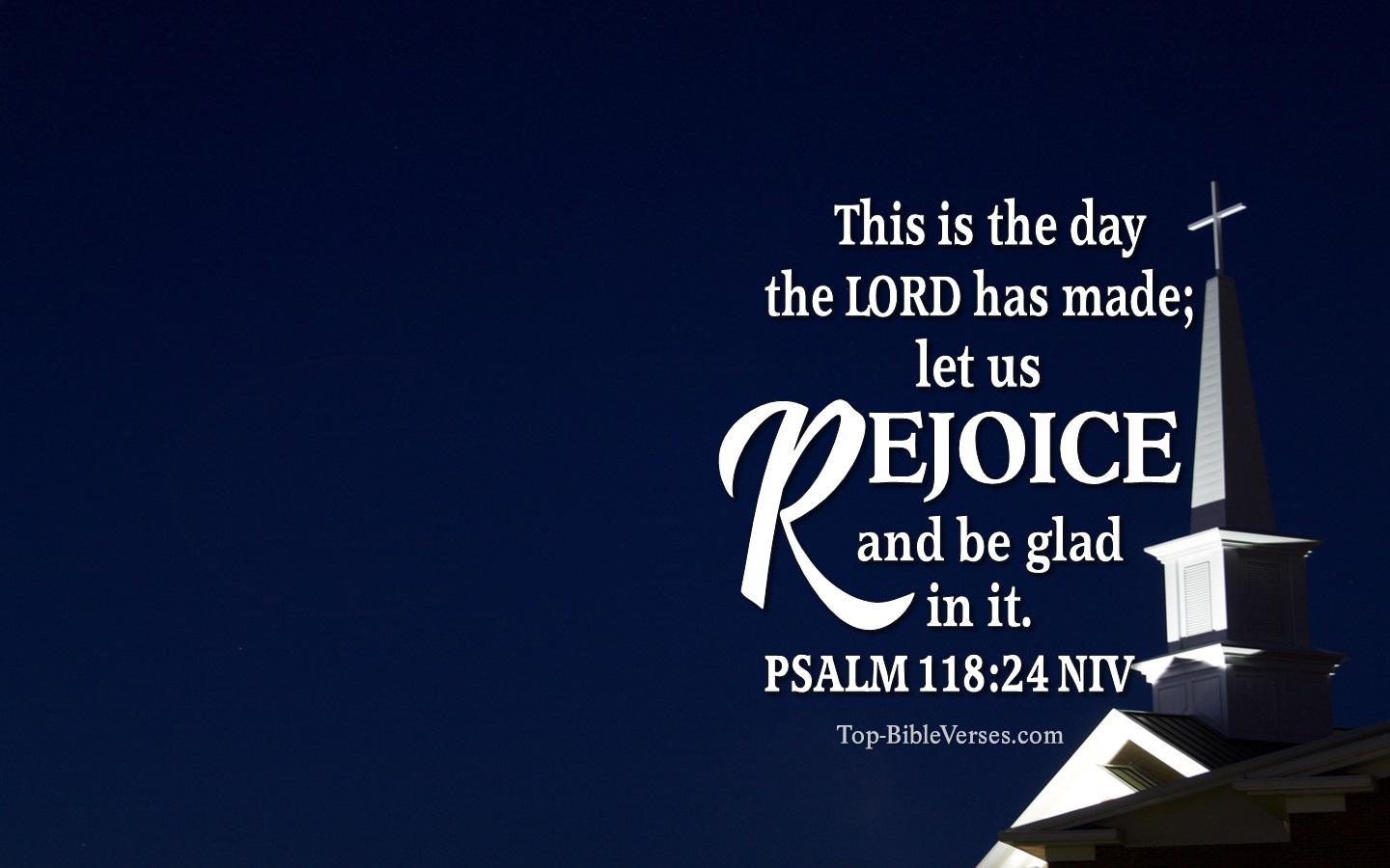 Psalm 118:24 NIV Christian Bible Verse Desktop Wallpaper. Top-BibleVerses.com