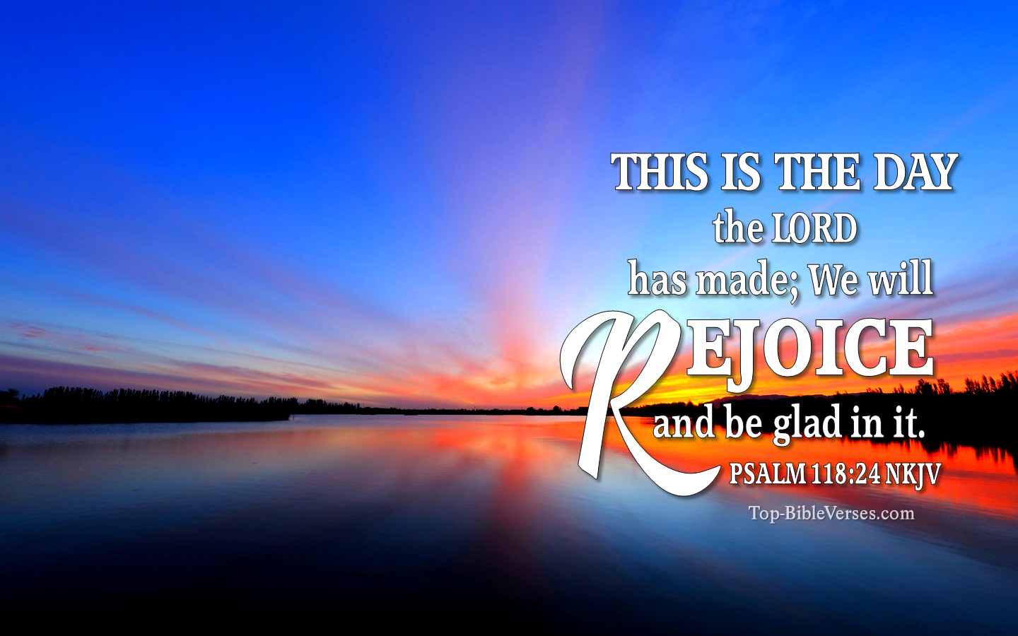 Psalm 118:24 NKJV Christian Bible Verse Desktop Wallpaper. Top-BibleVerses.com