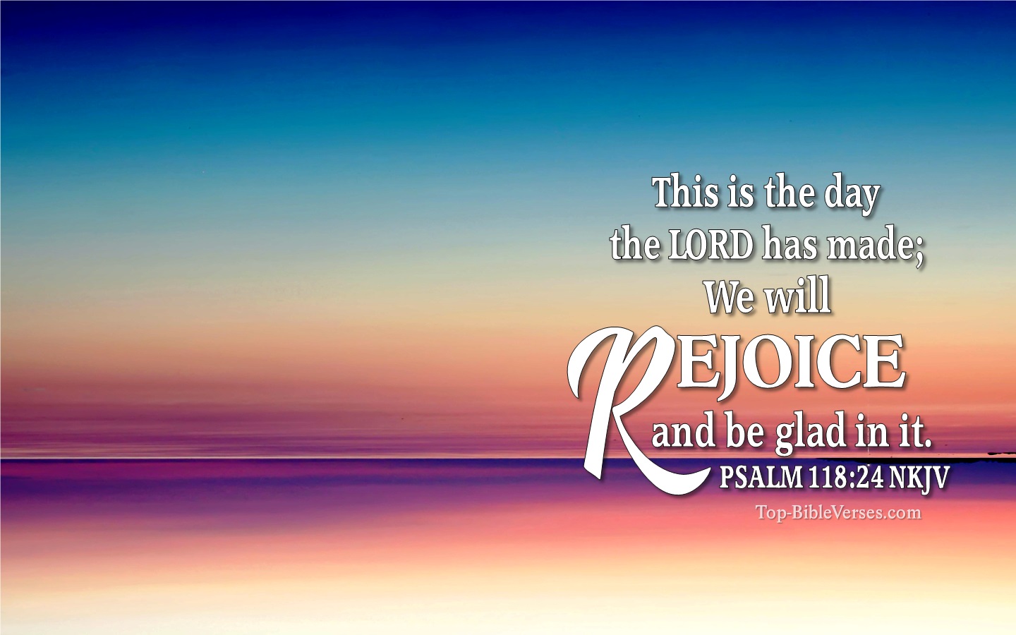 Psalm 118:24 NKJV Christian Bible Verse Desktop Wallpaper. Top-BibleVerses.com