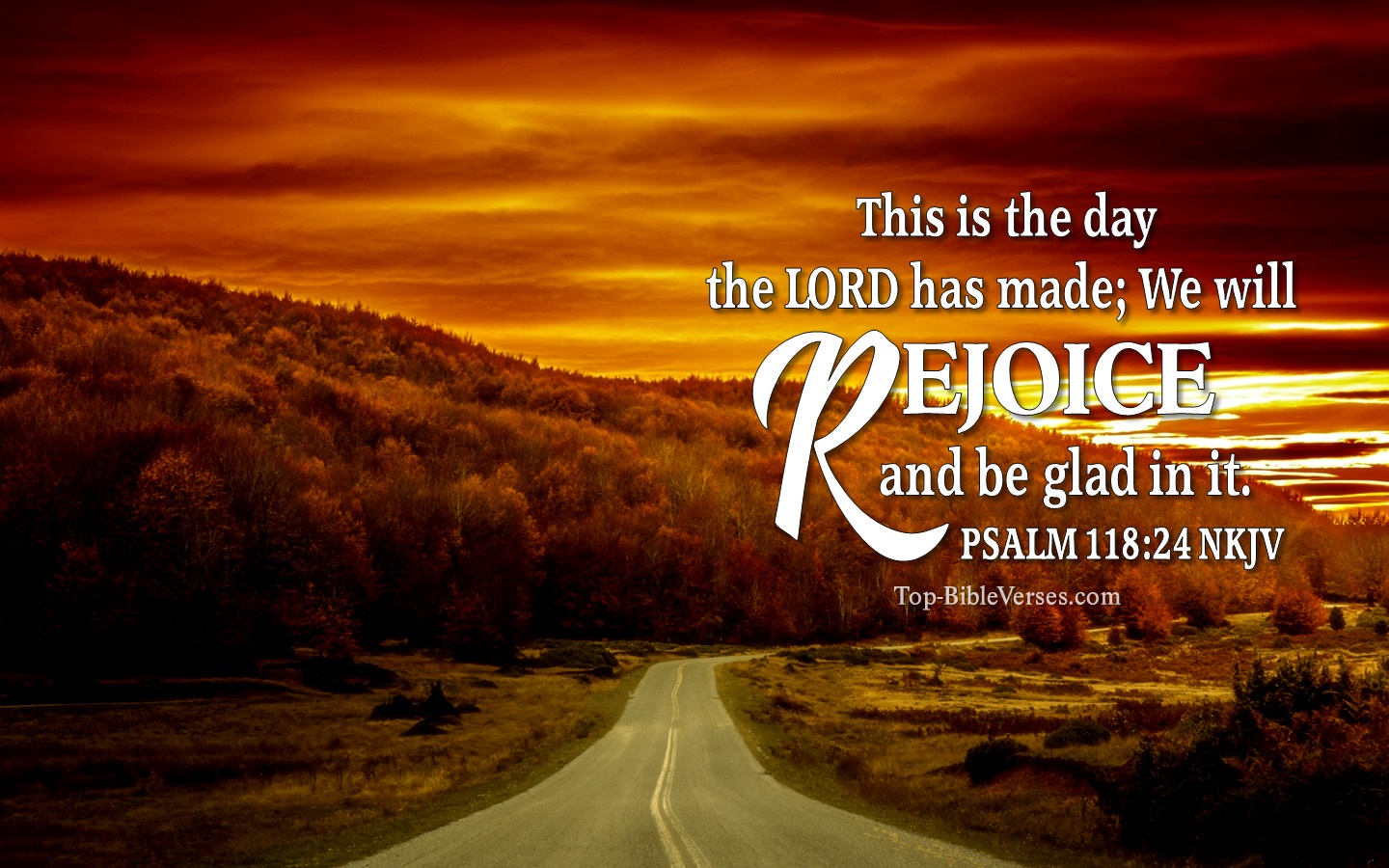 Psalm 118:24 NKJV Christian Bible Verse Desktop Wallpaper. Top-BibleVerses.com