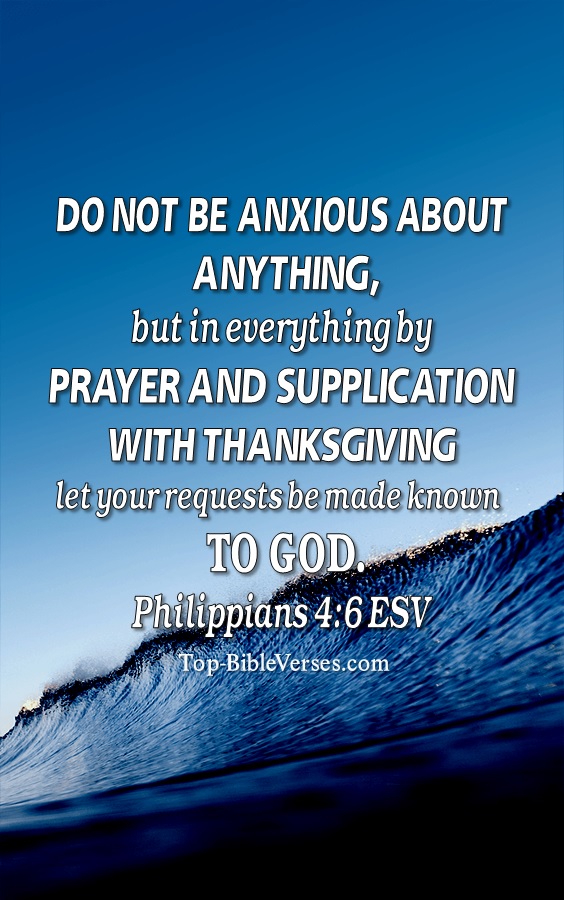 Philippians 4:6 ESV Christian Bible Verse Mobile Wallpaper. Top-BibleVerses.com
