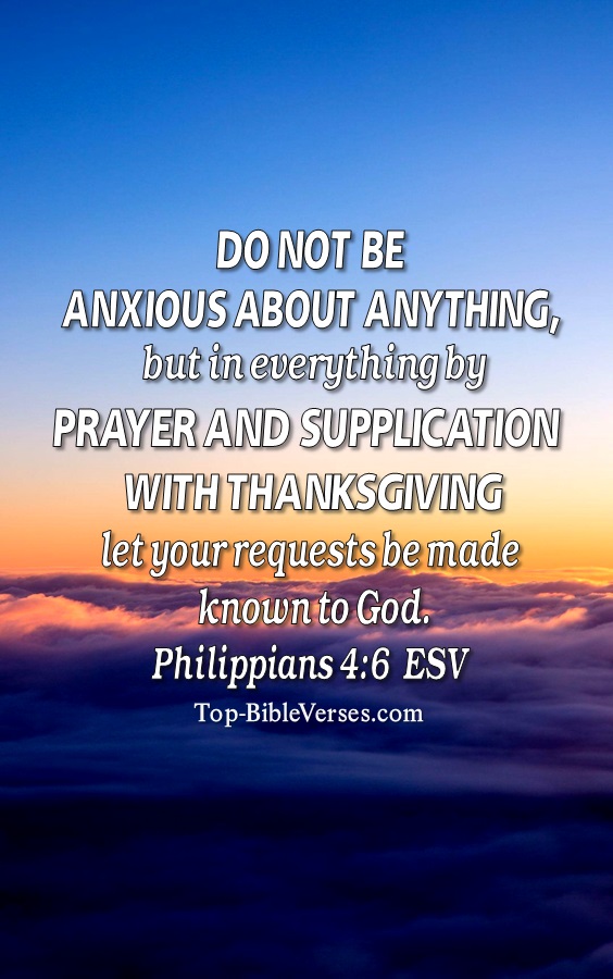 Philippians 4:6 ESV Christian Bible Verse Mobile Wallpaper. Top-BibleVerses.com