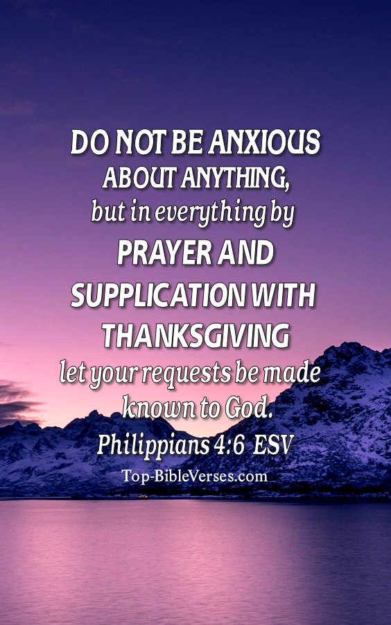 Philippians 4:6 ESV Christian Bible Verse Mobile Wallpaper. Top-BibleVerses.com