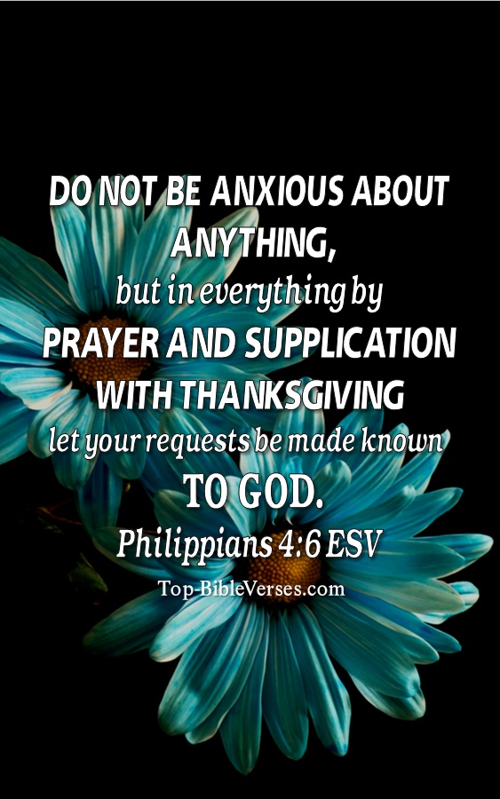 Philippians 4:6 ESV Christian Bible Verse Mobile Wallpaper. Top-BibleVerses.com