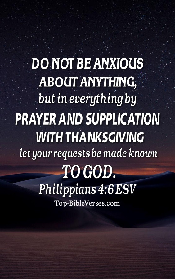 Philippians 4:6 ESV Christian Bible Verse Mobile Wallpaper. Top-BibleVerses.com