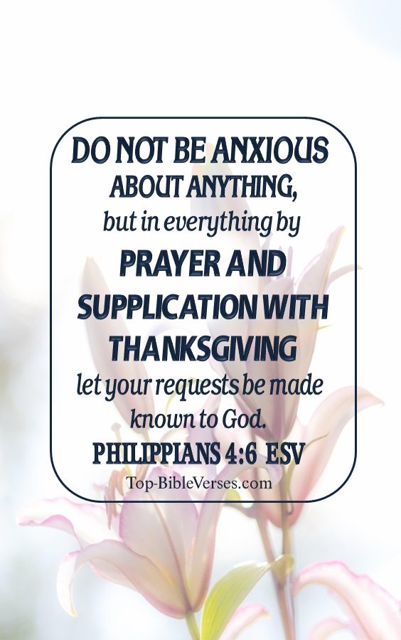 Philippians 4:6 ESV Christian Bible Verse Mobile Wallpaper. Top-BibleVerses.com