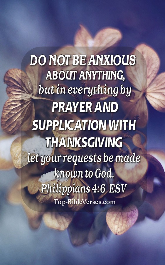 Philippians 4:6 ESV Christian Bible Verse Mobile Wallpaper. Top-BibleVerses.com