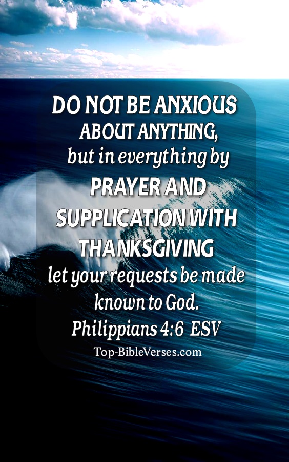 Philippians 4:6 ESV Christian Bible Verse Mobile Wallpaper. Top-BibleVerses.com