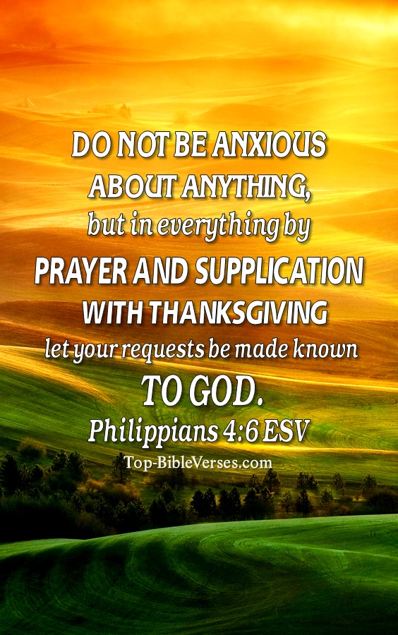 Philippians 4:6 ESV Christian Bible Verse Mobile Wallpaper. Top-BibleVerses.com