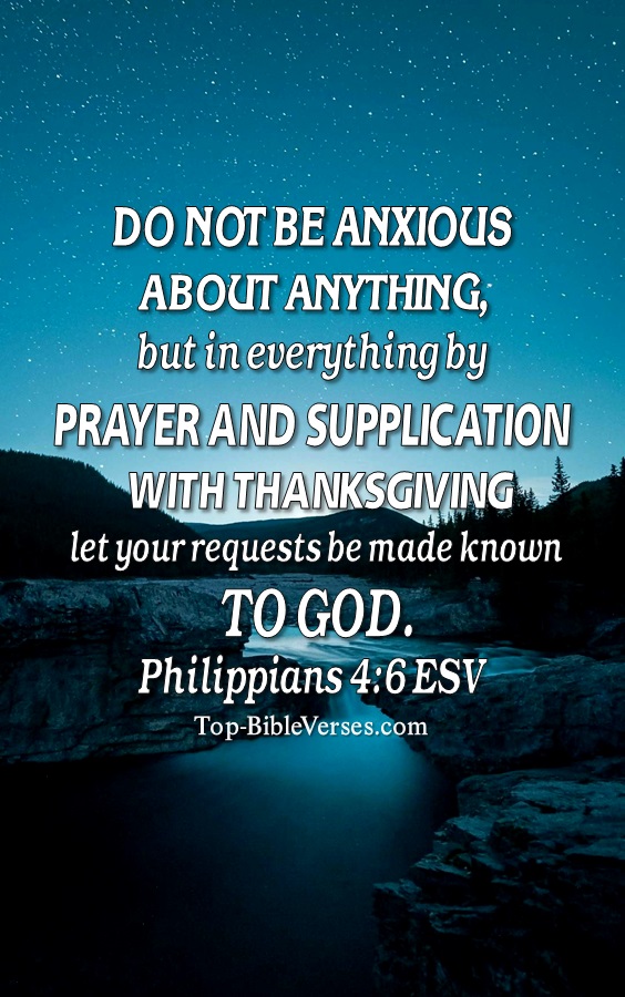 Philippians 4:6 ESV Christian Bible Verse Mobile Wallpaper. Top-BibleVerses.com