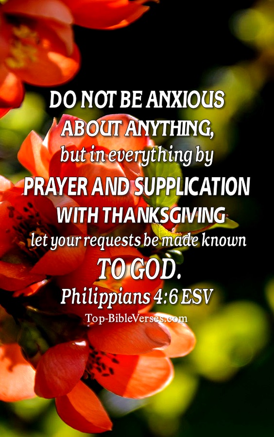 Philippians 4:6 ESV Christian Bible Verse Mobile Wallpaper. Top-BibleVerses.com