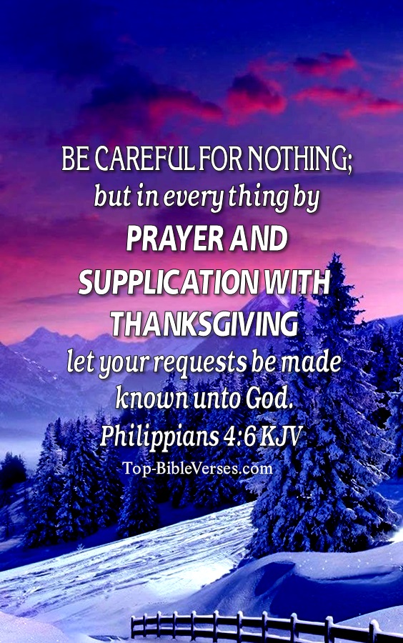 Philippians 4:6 KJV Christian Bible Verse Mobile Wallpaper. Top-BibleVerses.com