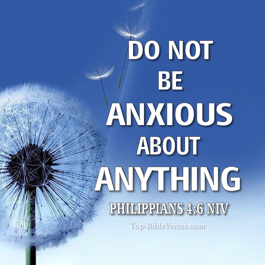 Philippians 4:6 NIV WhatsApp DP Inspirational Bible Verse Images.