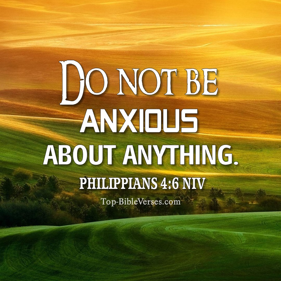 Philippians 4:6 NIV WhatsApp DP Inspirational Bible Verse Images.