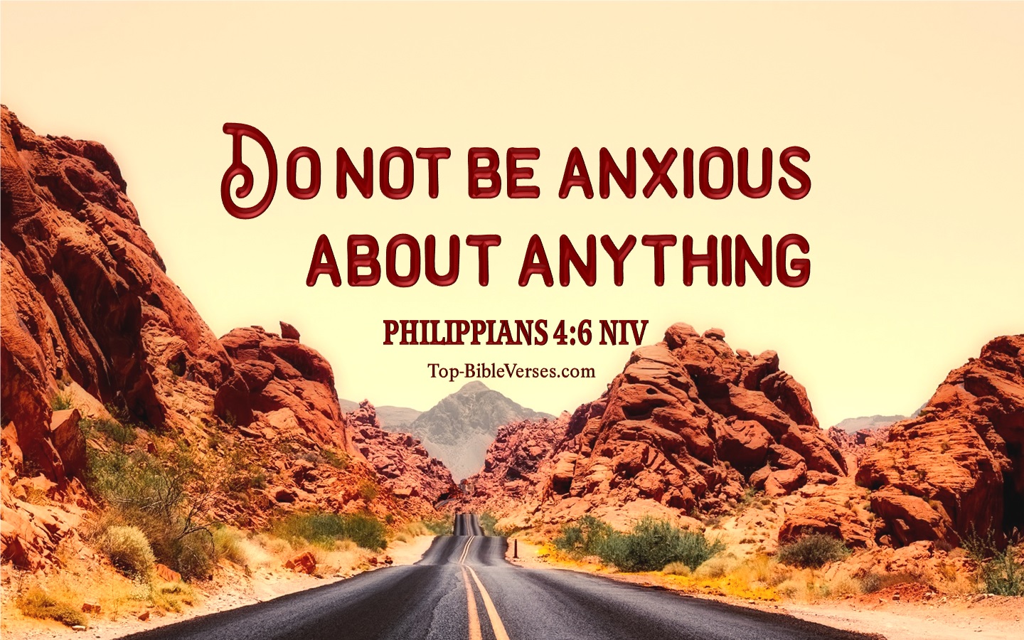Philippians 4:6 NIV Inspirational Bible Verse Images. Top-BibleVerses.com