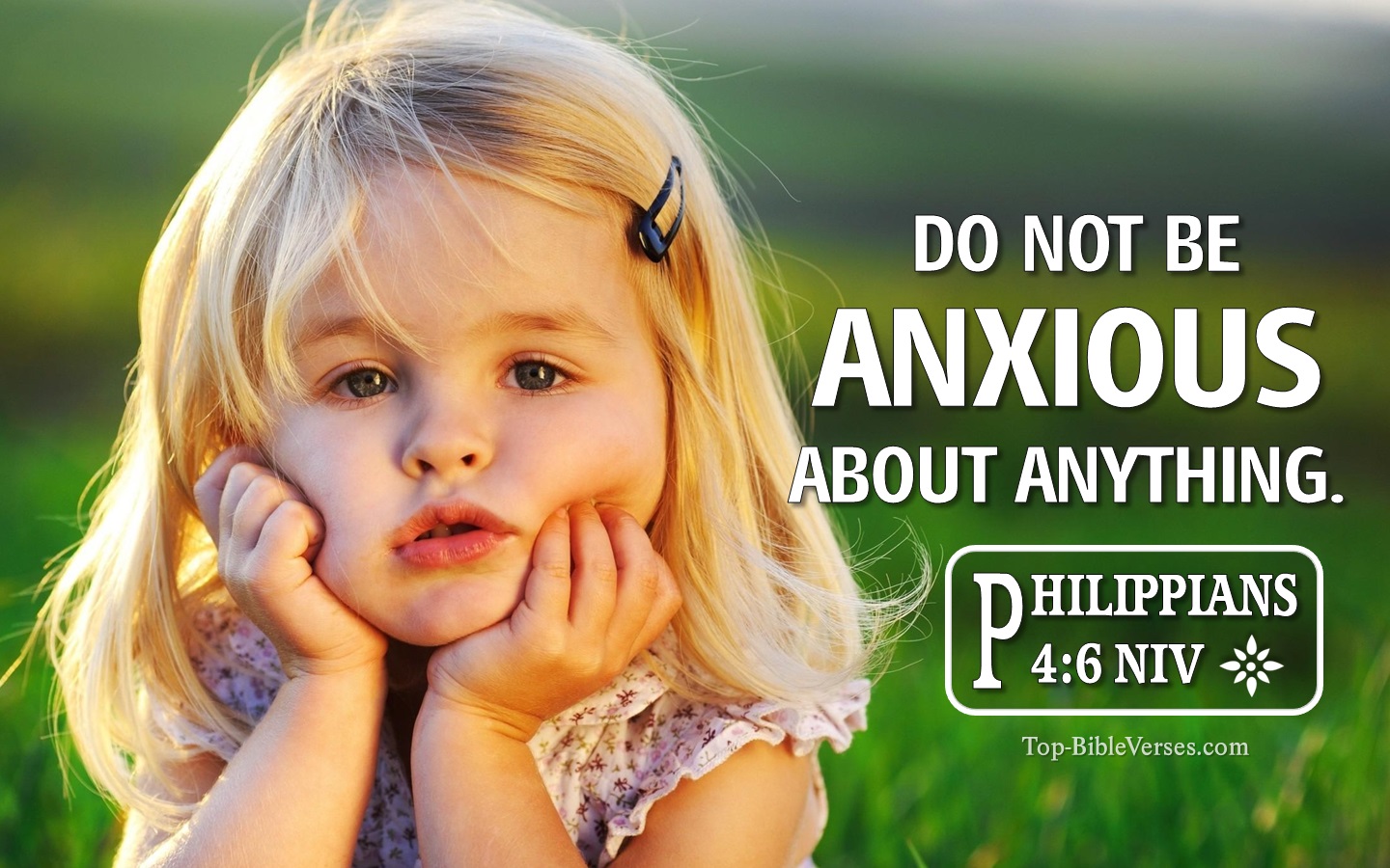 Philippians 4:6 NIV Inspirational Bible Verse Images. Top-BibleVerses.com