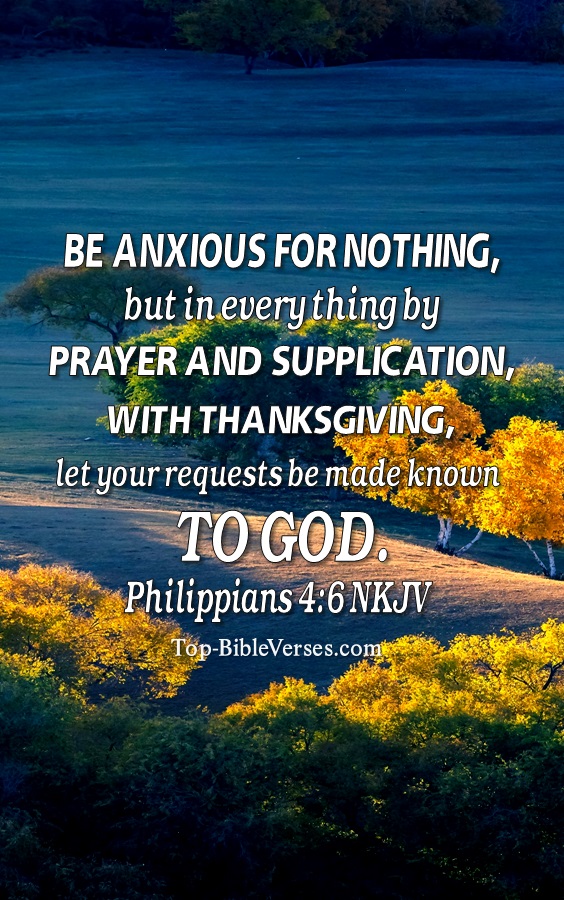 Philippians 4:6 NKJV Christian Bible Verse Mobile Wallpaper. Top-BibleVerses.com