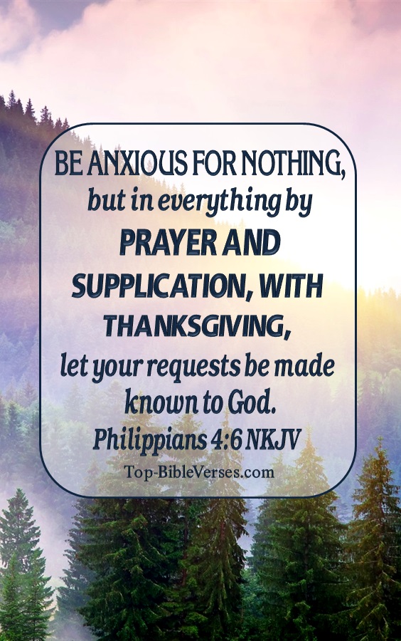 Philippians 4:6 NKJV Christian Bible Verse Mobile Wallpaper. Top-BibleVerses.com