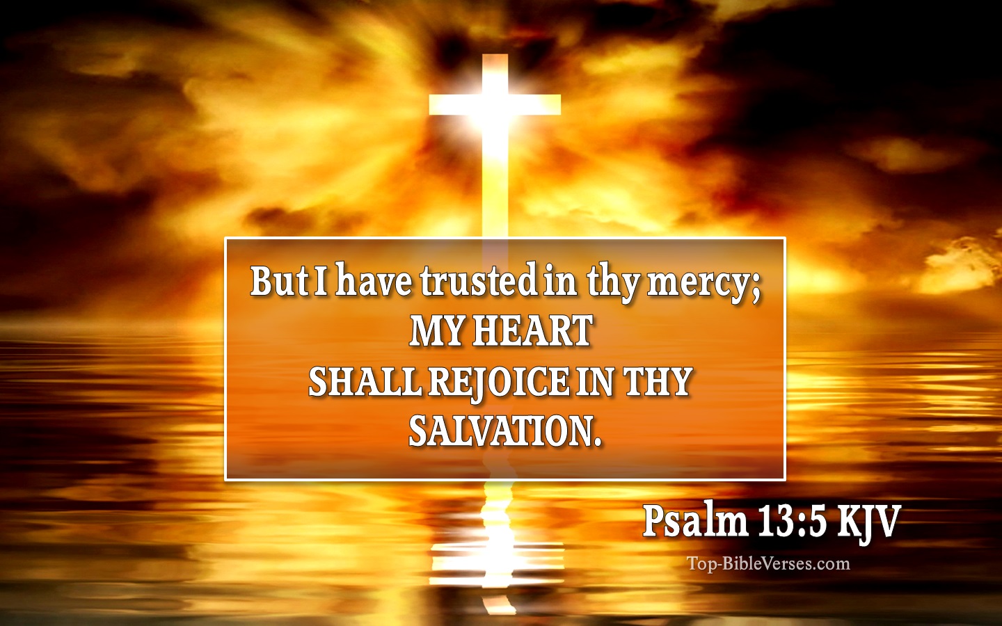 Psalm 13:5 KJV Bible Quotes And Images