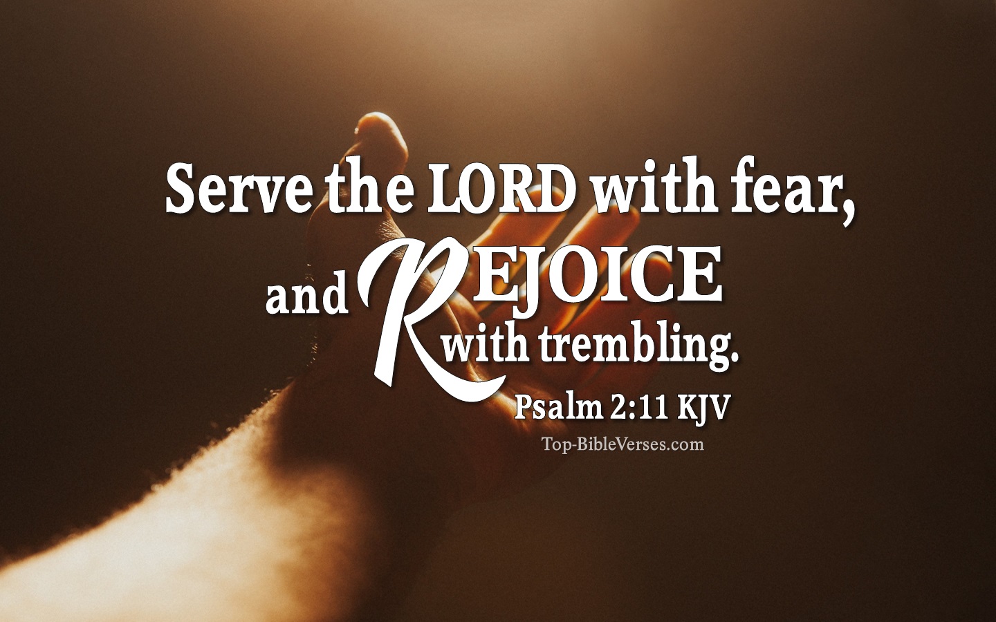 Psalm 2:11 Bible Verse Images