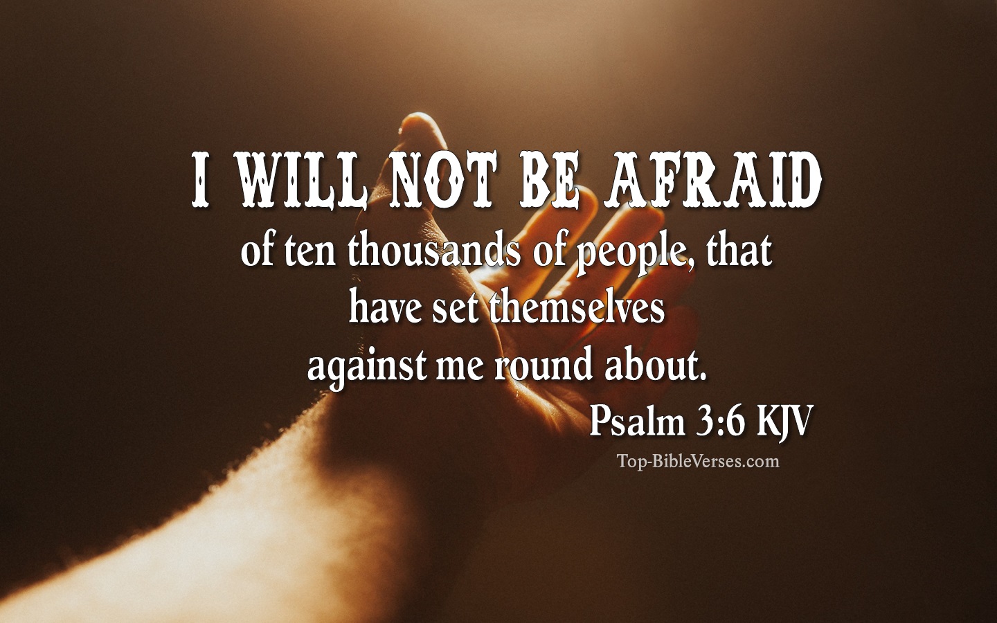 Psalm 3:6 Bible Verse Images