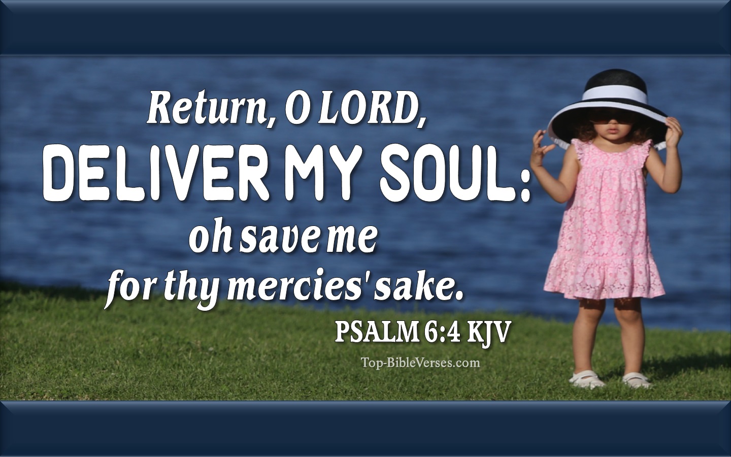 Psalm 6:4 Bible Verse Images