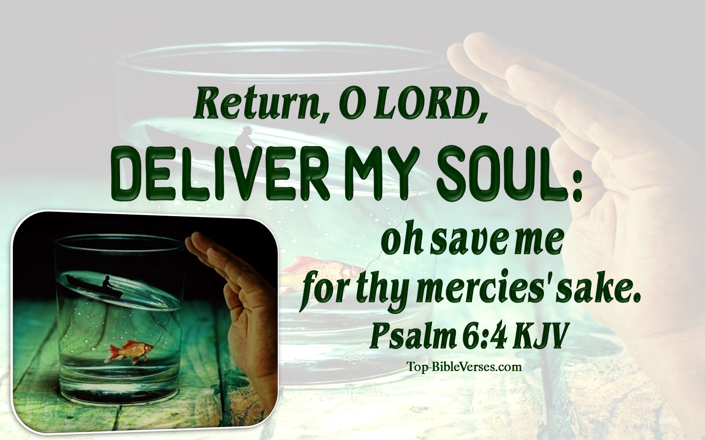 Psalm 6:4 KJV Bible Quotes And Images