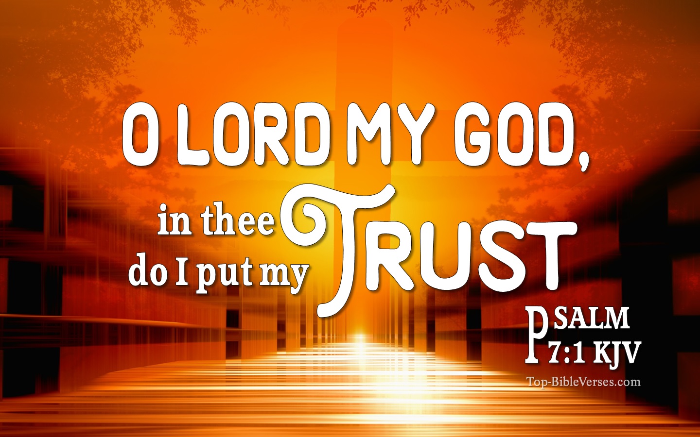 Psalm 7:1 KJV Bible Quotes And Images