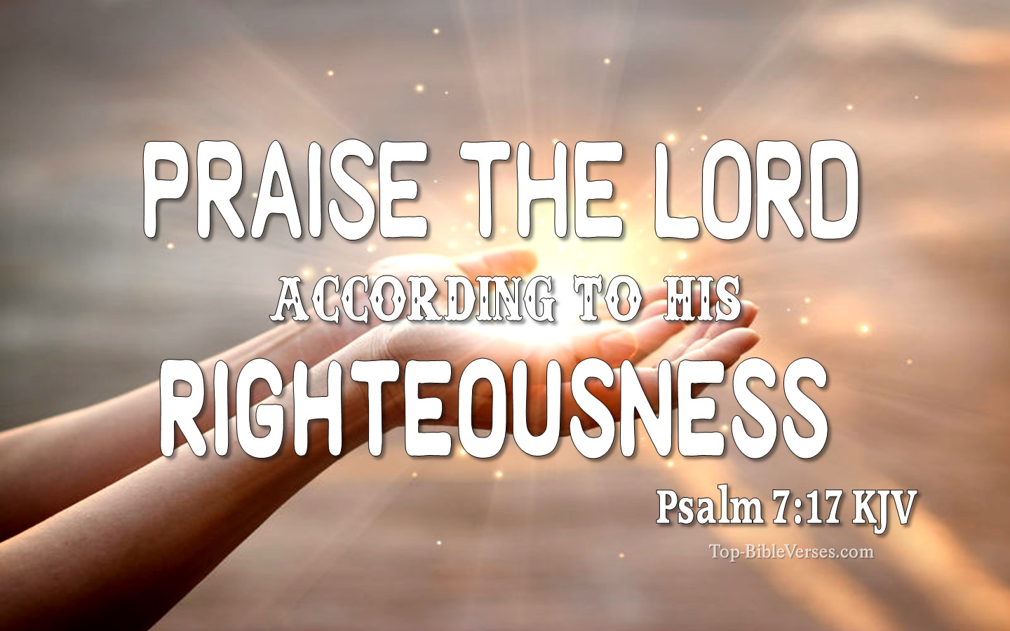 Psalm 7:17 KJV Bible Verse Images