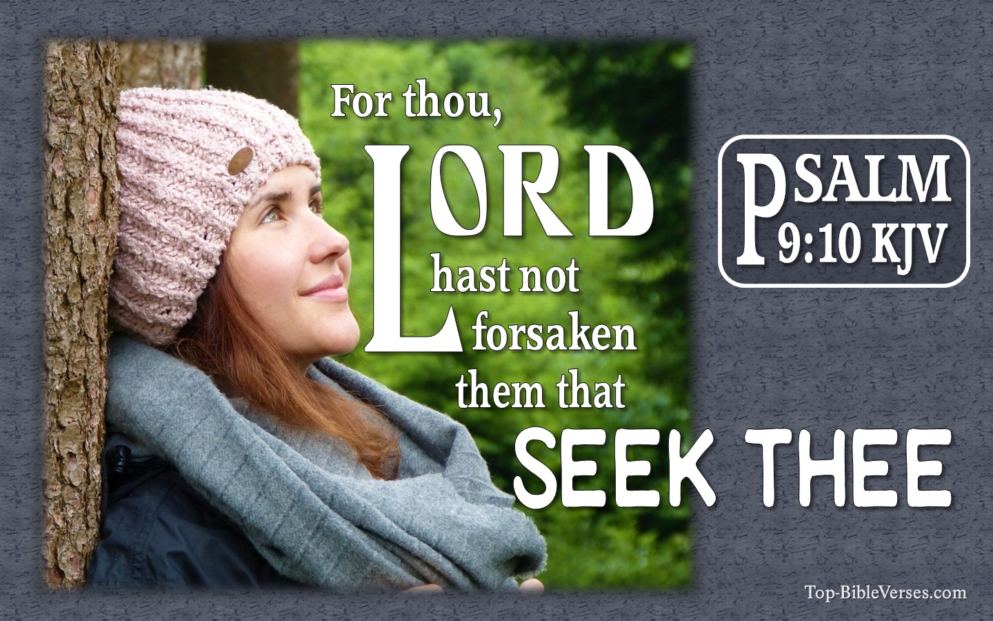 Psalm 9:10 Bible Verse Images