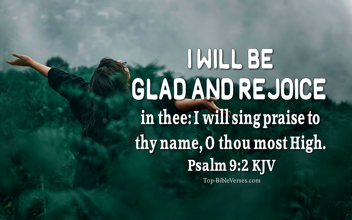 Psalm 9:2 KJV Bible Verse Images