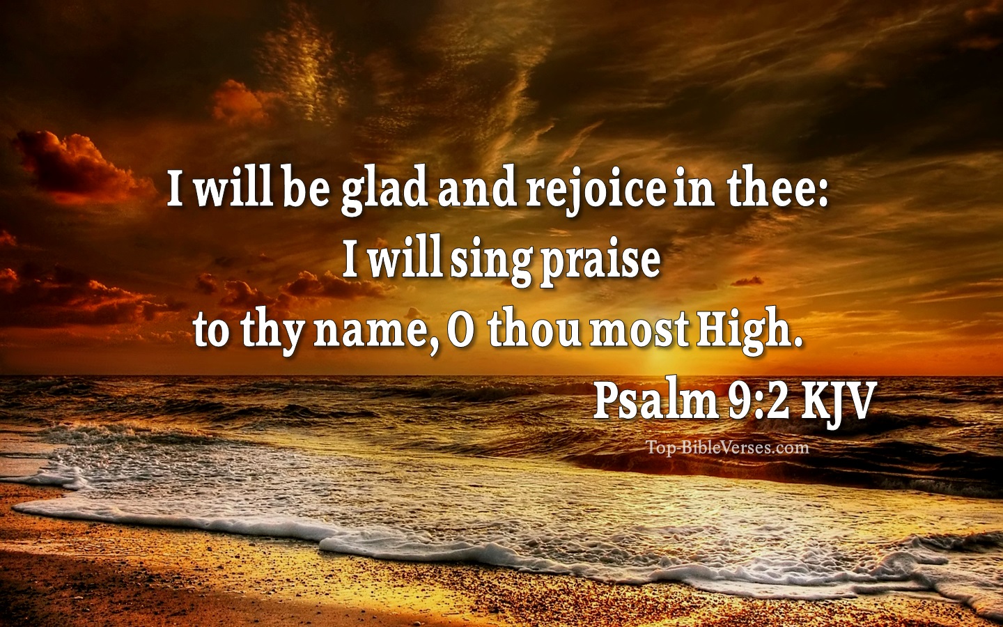 Psalm 9:2 KJV Bible Quotes And Images