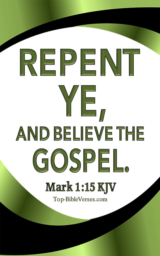 Mark 1:15 Bible Verse Images