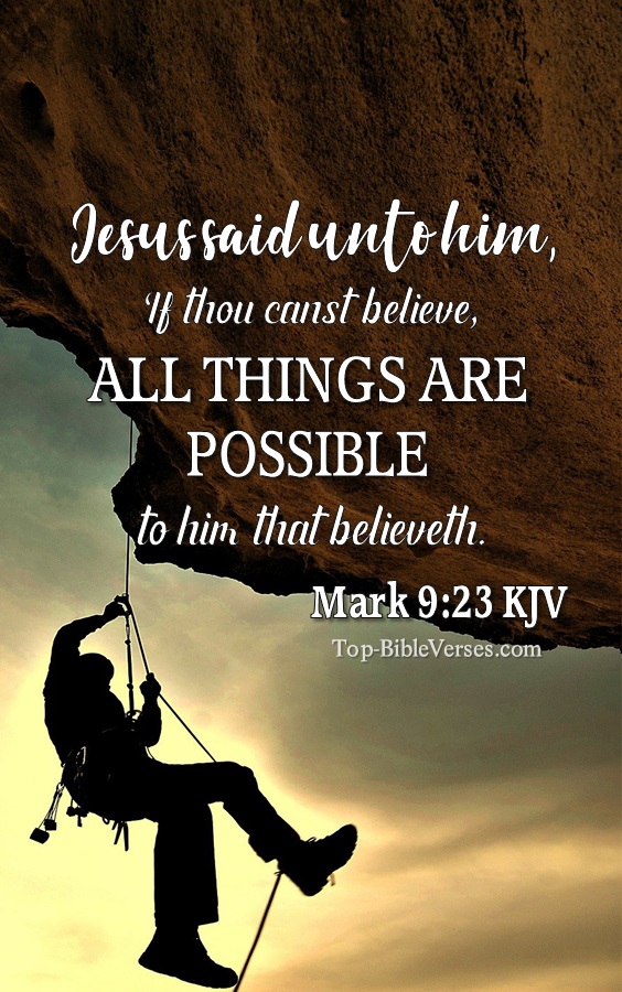 Mark 9:23 Inspiring Bible Verse Images | Mark 9:23 Pictures