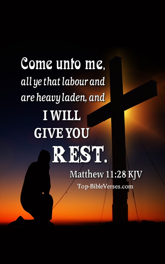 Matthew 11:28 Bible Verse Images