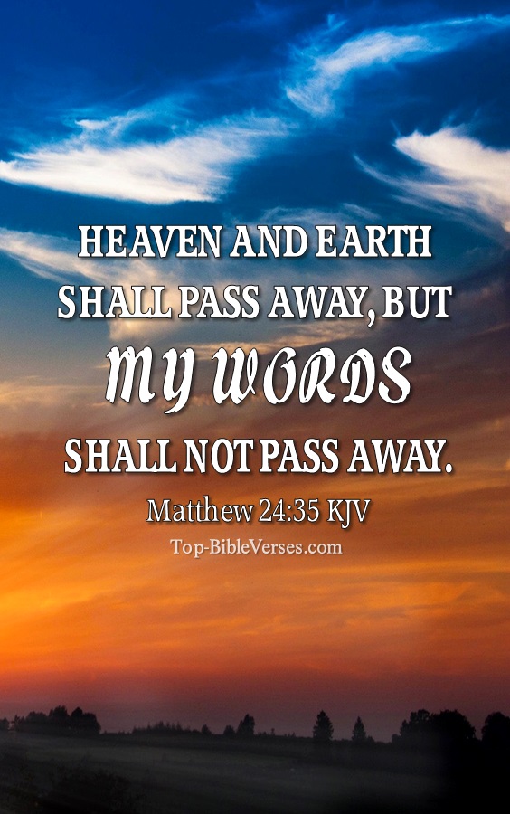 Matthew 24:35 Bible Verse Images