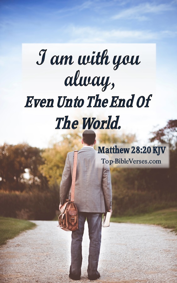 Matthew 28:20 Bible Verse Images