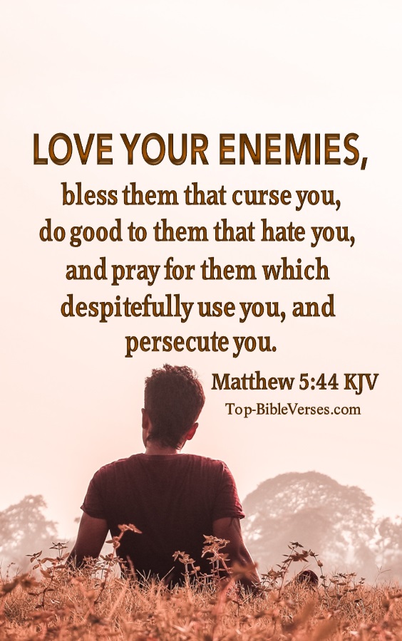 Matthew 5:44 KJV Inspirational Bible Verse Images And Pictures