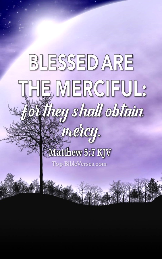 Matthew 5:7 KJV Inspirational Bible Verse Images And Pictures