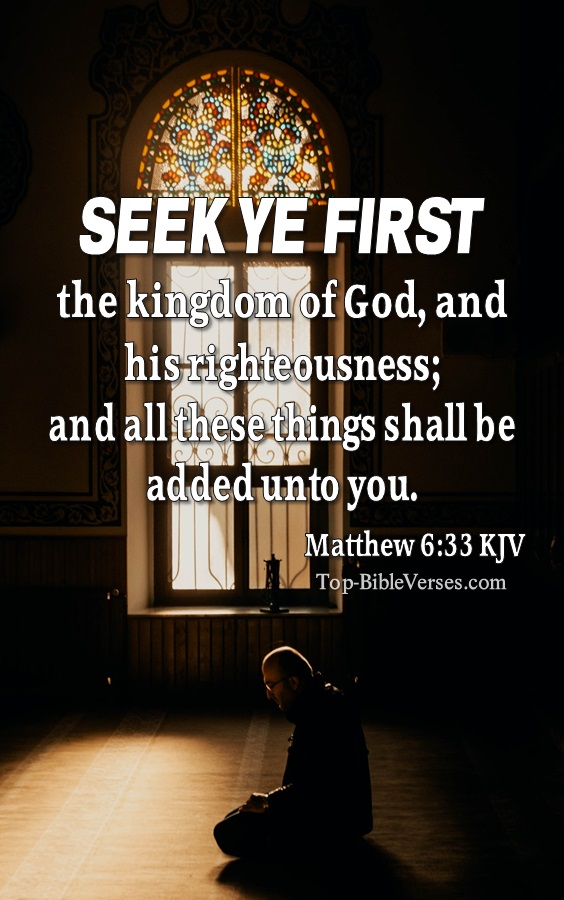 Matthew 6:33 Bible Verse Images
