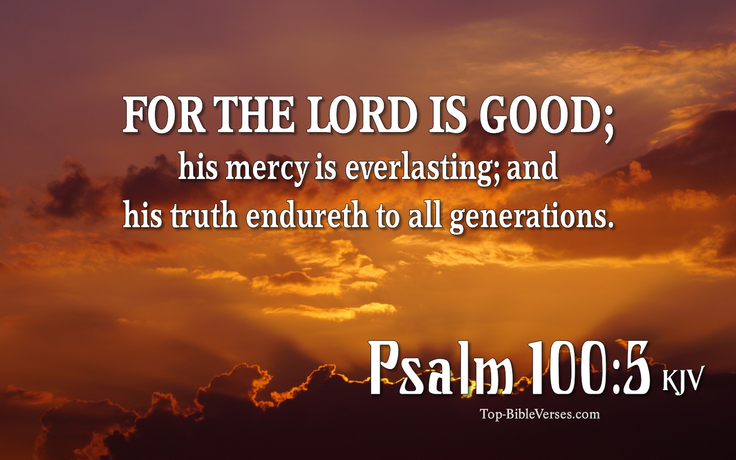 Psalm 100:5 Bible Verse Images