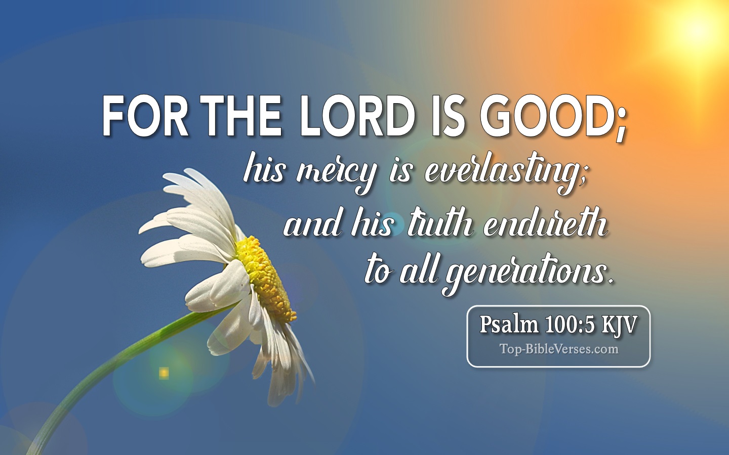 Psalm 100:5 KJV Bible Quotes And Images